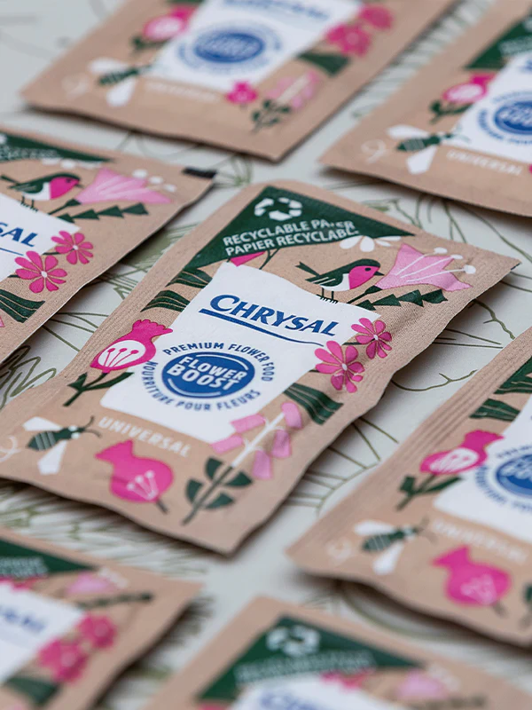 Chrysal Recyclable Paper Flower Food Sachets – 1 Pint Dose (200 ct Bag) - Image 4