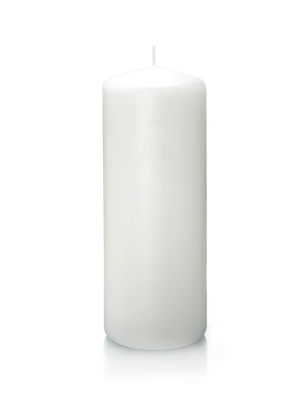 White Unscented Pillar Candles – Dripless, Smokeless, Long-Burning (12 Pack, 3” Width, Multiple Heights) - Image 3